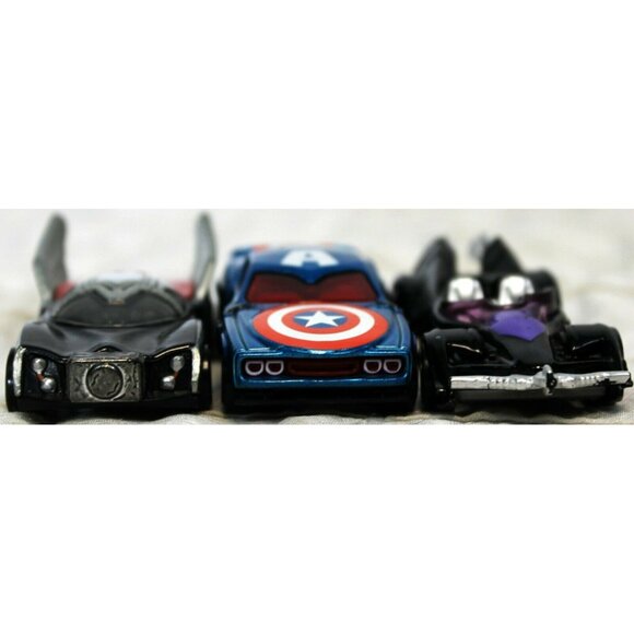 Marvel Hot Wheels Vehicles Character Cars Lot 3 Captain America Thor Hawkeye Toy - Picture 3 of 12